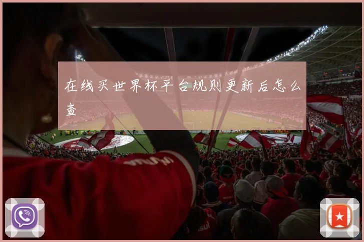 在线买世界杯平台规则更新后怎么查
