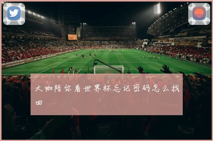 大咖陪你看世界杯忘记密码怎么找回